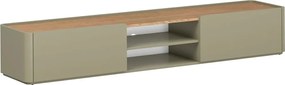 Comodă TV cu sertar Elivo 220 cm - eucalipt / stejar baltic dune