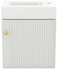 Mobilă de baie cu lavoar și dulap sub lavoar, Alb | Aosom Romania