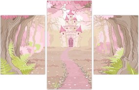 Tablou - Călătorie în regatul roz (90x60 cm)