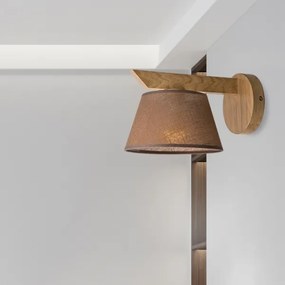 Aplică Brilagi ANTHONY 1xE14/40W/230V stejar/maro