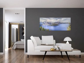 Tablou lacul montan (120x50 cm)