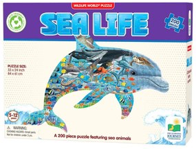 PUZZLE ANIMALE MARINE 200 PIESE - THE LEARNING JOURNEY (TLJ221587)