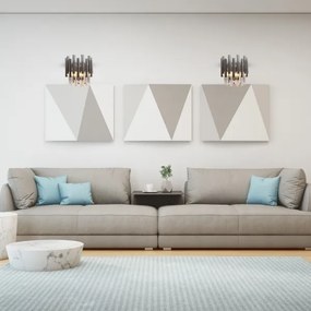 Aplică de cristal MADISON 2xE14/40W/230V crom