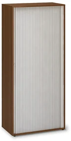 Dulap cu perle înalte ProOffice 80 x 45 x 178 cm, nuc