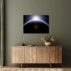 Tablou pe sticlă - Corp cosmic (70x50 cm)
