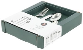 Tacâmuri argintiu-mat din oțel 16 buc. – Bitz