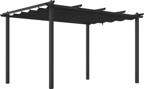 Outsunny Pergola cu Acoperis Retractabil de 3 x 4 (m) | Aosom Romania