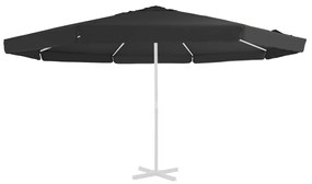 Panza de schimb umbrela de soare de exterior negru 500 cm