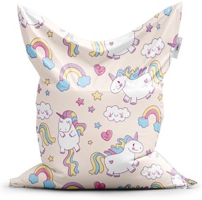 Sac de șezut Classic unicorni - pentru copii, colorat