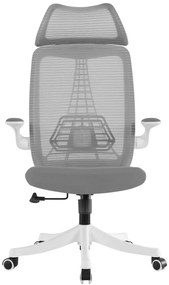 RESIGILAT- Scaun ergonomic Babur-H, spatar Mesh, sezut textil, Gri