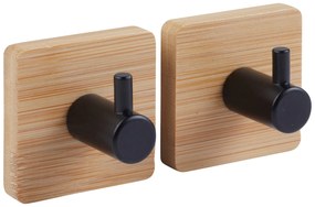 Set de 2 cârlige autoadezive STIKY, 2 cârlige, 4,5 x 4,5 cm