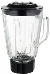 Blender Laretti LR-FP7325, 500W, 1.5 L, Lame din otel inoxidabil, 2 viteze + puls, Mecanism de blocare, Negru