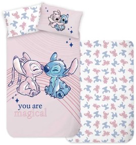 Disney Lilo și Stitch Magical lenjerie de pat pentru copii 100×135 cm, 40×60 cm