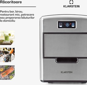 Klarstein METROPOLITAN, aparat pentru producerea gheții, 12 kg / 24 h, display digital