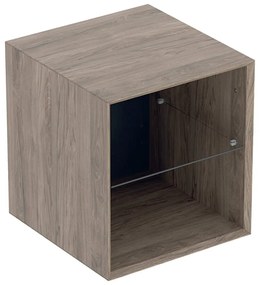 Dulap mediu suspendat Geberit One nuc american Hickory 45 cm