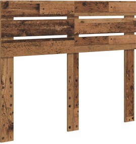 vidaXL Tăblie cap Lemn Vechi 135 cm Lemn compozit