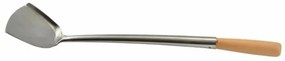 Spatula pentru tigaie/vas wok, inox, maner lemn, 50 cm, Perfect Home