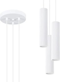 Brilagi - Lustră LED suspendată pe cablu CRESTO 3xGU10/10W/230V albă