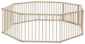 2Kids Toys - Tarc de joacă din lemn pentru copii XXL, 210 x 210 cm, bej