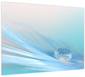 Tablou - Picătură albastră (70x50 cm)