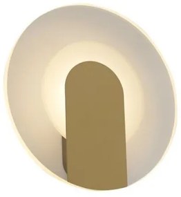 Searchlight 95410GO - Aplică de perete TARGET LED/7W/230V, aurie