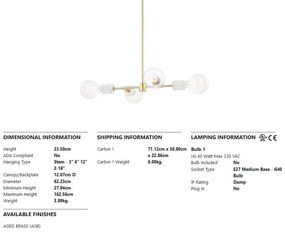 Lustra design modern ASIME