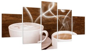 Tablou cu ceașca de cafea (125x70 cm), în 40 de alte dimensiuni noi