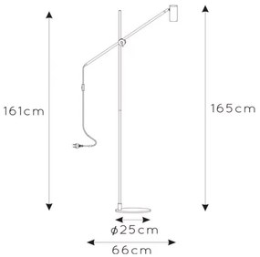 Lampadar PHILINE 1xGU10/5W/230V Lucide 30772/01/30