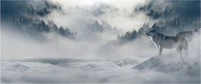 Tablou cu lupi (120x50 cm)