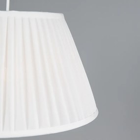 Lampă suspendată retro crem 25 cm - Plisse