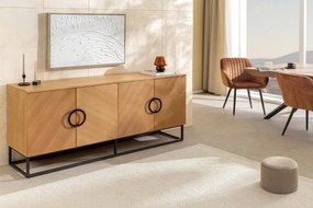 Comoda GRANDEZZA 180cm stejar natural