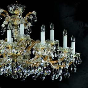 Candelabru Cristal Bohemia Exclusive 18 brate, diam.112cm MARIA TEREZIA 17 CE
