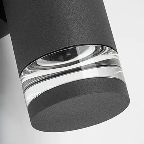 Rabalux 77072 - Aplica de exterior TORNIO, 2x GU10 (10W), 230V, IP54, antracit