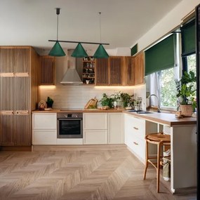 Lustră pe cablu CAPITAL 3xGX53/15W/230V, verde