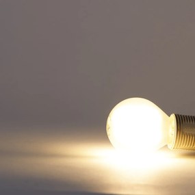 Set de 4 becuri LED E14 P45 mat 3,5W 360lm 2700K