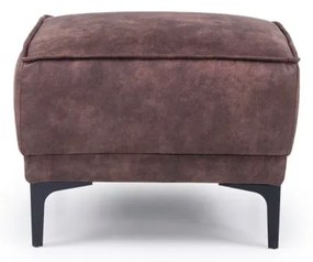 Taburet maro cu tapițerie din imitație de piele Copenhagen – Scandic