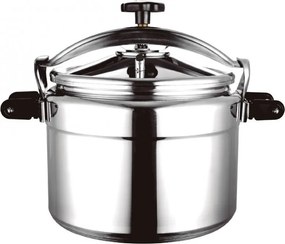 Oală sub presiune Fagor Chef Extremen, 35 cm, 22 l, 50 kPa, 3 sisteme de protecție, sigiliu de siguranță, argintiu