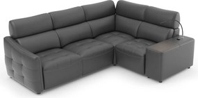 Coltar lemn masiv Davos, 262 × 100 × 221 cm - Stânga