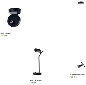 Plafoniera LED tip spot stil minimalist ISEO TOP negru