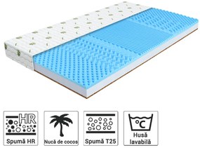 Saltea pentru copii din spumă Sonto cu cocos 80x180