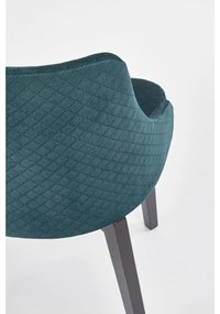 Scaun de bucaterie Toledo 3, verde/negru