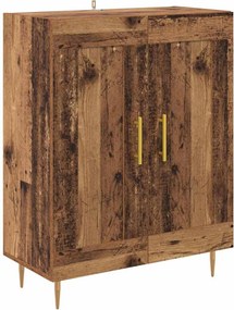 vidaXL Bufet Lemn Vechi 69,5 x 34 x 90 cm Lemn Ingineresc și Fier