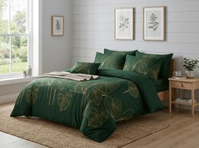 Lenjerie de pat din microfibra VENECIA verde Dimensiune lenjerie de pat: 2 buc 70 x 90 cm | 200 x 220 cm