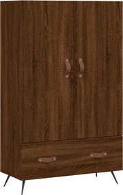 vidaXL Dulap înalt, stejar maro, 69,5x31x115 cm, lemn prelucrat