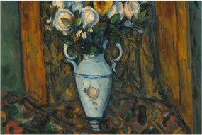 Tablou - Paul Cézanne, Vase of Flowers, reproducere (90x60 cm)