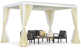 Lagos Premium 3x4 Garden Point independent patio pergola alb