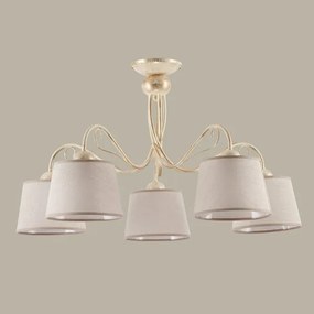 Lustră KAMELIA 5xE27/60W/230V Jupiter 1358 KM 5 PE