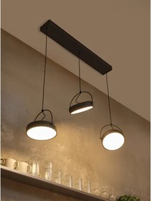 Osram - Lustră LED pe cablu DECOR PUCK 3xLED/12W/230V negru