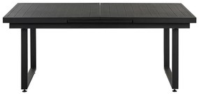 Set mobilier de grădină Valerian/Tavia (Negru + gri) . 1076305