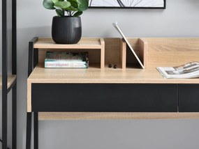 Masă PC Richiel (stejar + negru). 1109843